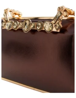 Nina Boujee Bags in Brown Luna Foil