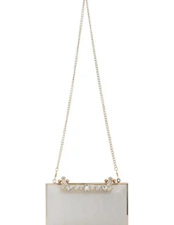 Nina Boujee Bags in Ivory Lace