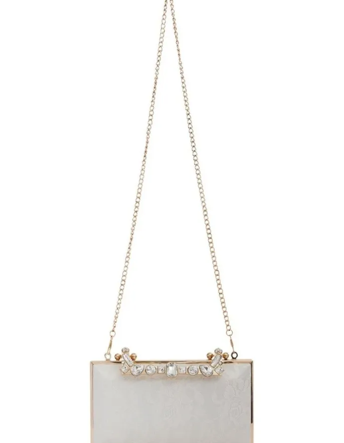 Nina Boujee Bags in Ivory Lace