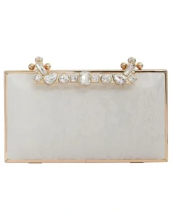 Nina Boujee Bags in Ivory Lace