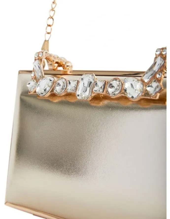 Nina Boujee Bags in Platino Luna Foil