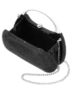 Nina Brando Bag in Black Crystal