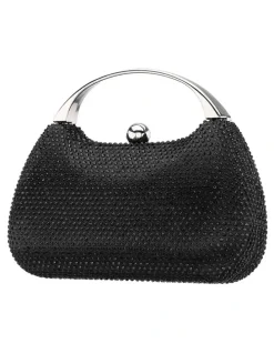 Nina Brando Bag in Black Crystal