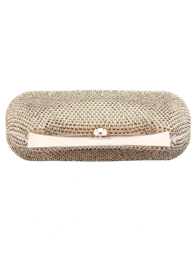 Nina Brando Bag in Gold Crystal
