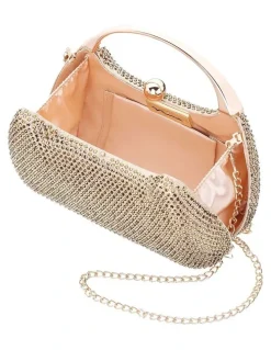 Nina Brando Bag in Gold Crystal