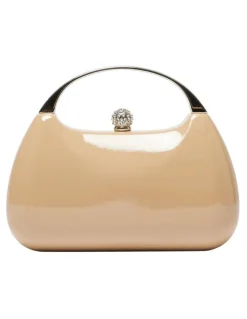 Nina Brando Bag in Latte Patent
