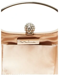 Nina Brando Bag in Latte Patent
