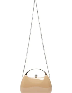 Nina Brando Bag in Latte Patent