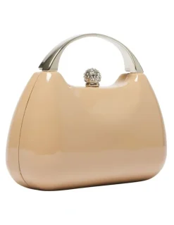 Nina Brando Bag in Latte Patent