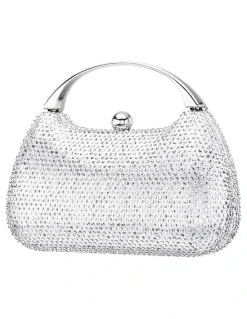 Nina Brando Bag in Silver Crystal