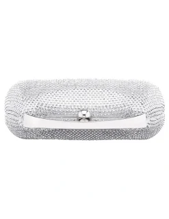 Nina Brando Bag in Silver Crystal