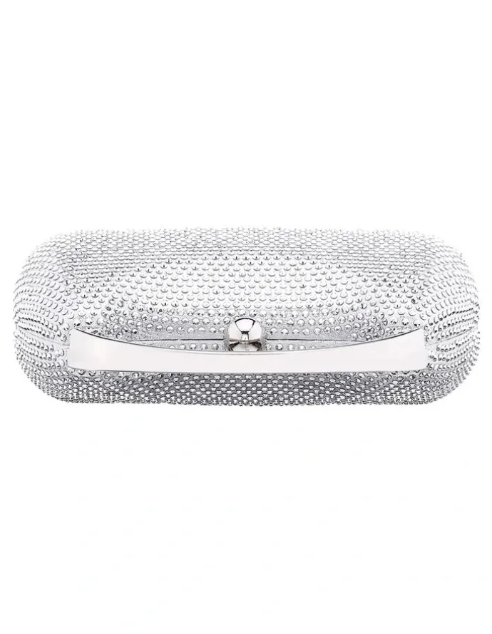 Nina Brando Bag in Silver Crystal