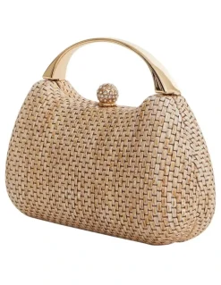 Nina Brando Bags in Natural Weave