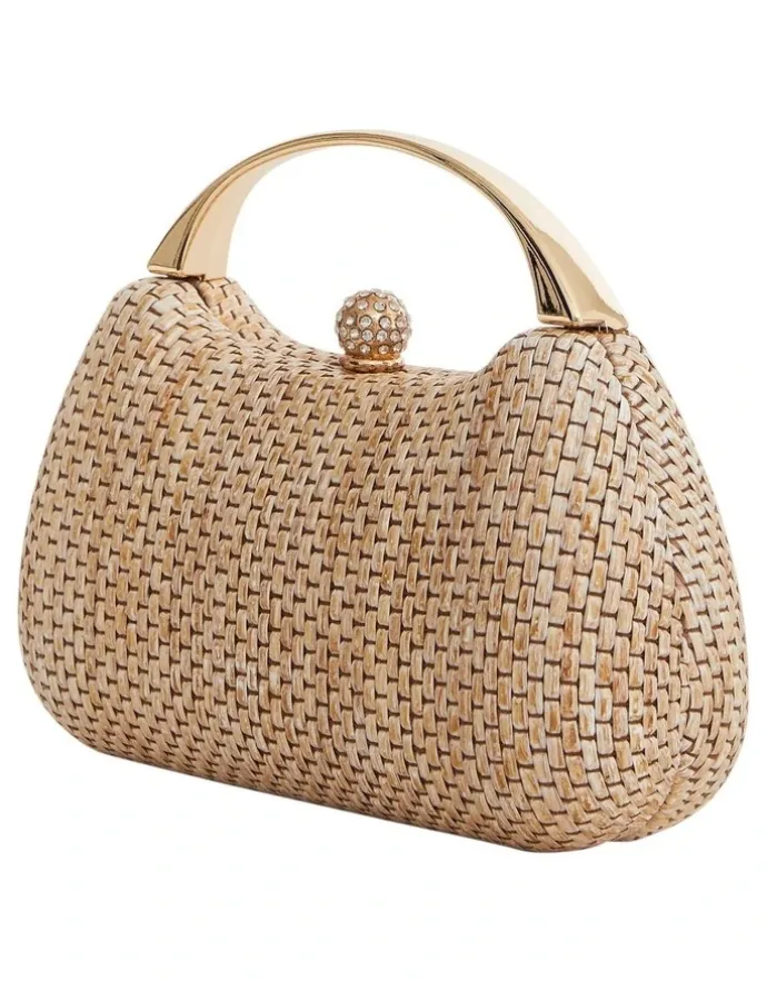Nina Brando Bags in Natural Weave