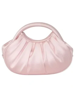 NINA Bren Bag in Icy Pink Satin