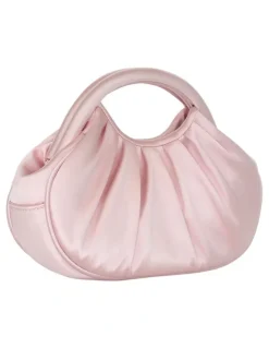 NINA Bren Bag in Icy Pink Satin
