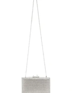 Nina Desyre Clutch Bag in Silver