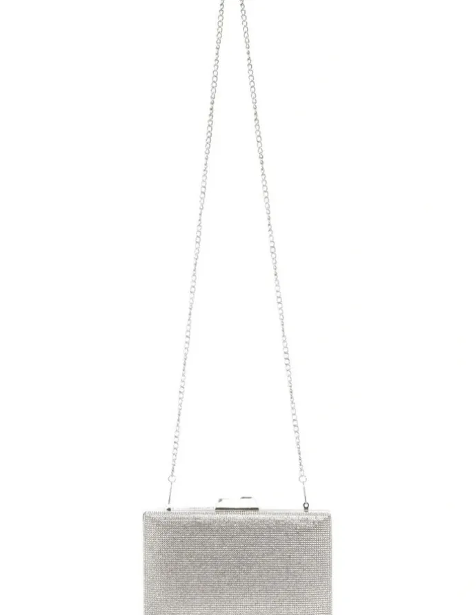 Nina Desyre Clutch Bag in Silver