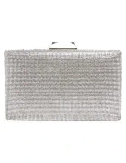 Nina Desyre Clutch Bag in Silver