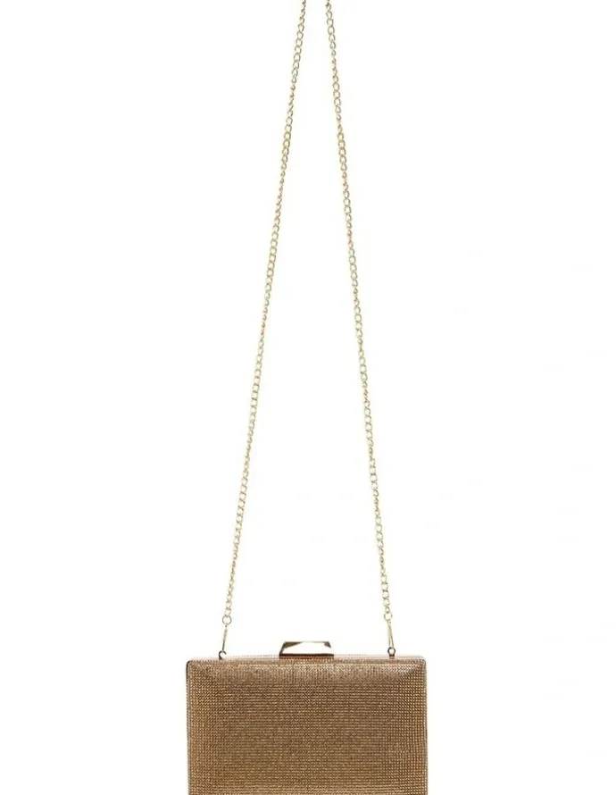 Nina Desyre Gold Clutch Bag