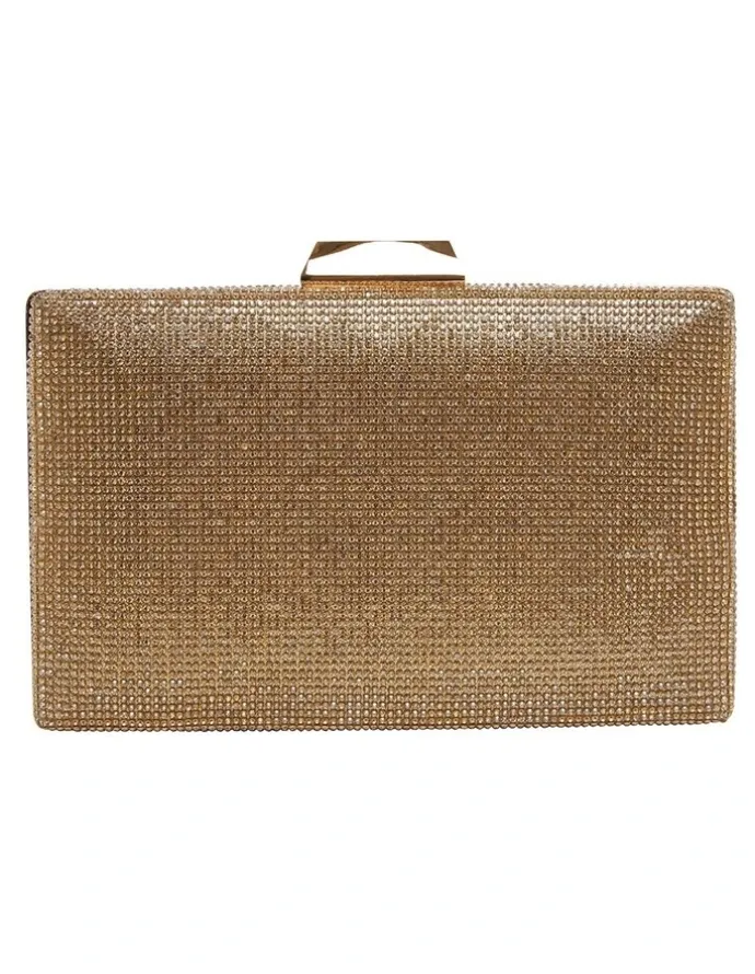 Nina Desyre Gold Clutch Bag