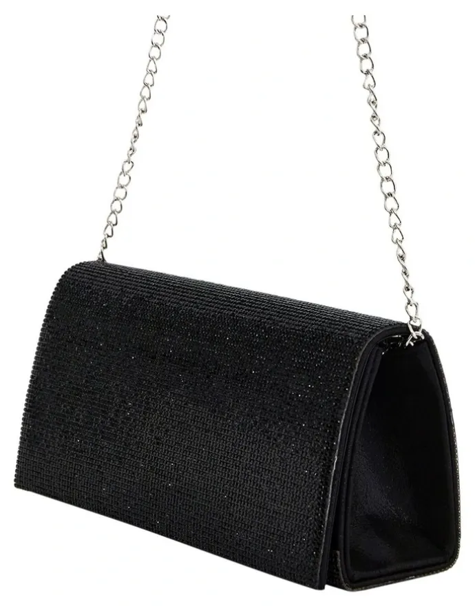 Nina Deva Bags in Black Crystal