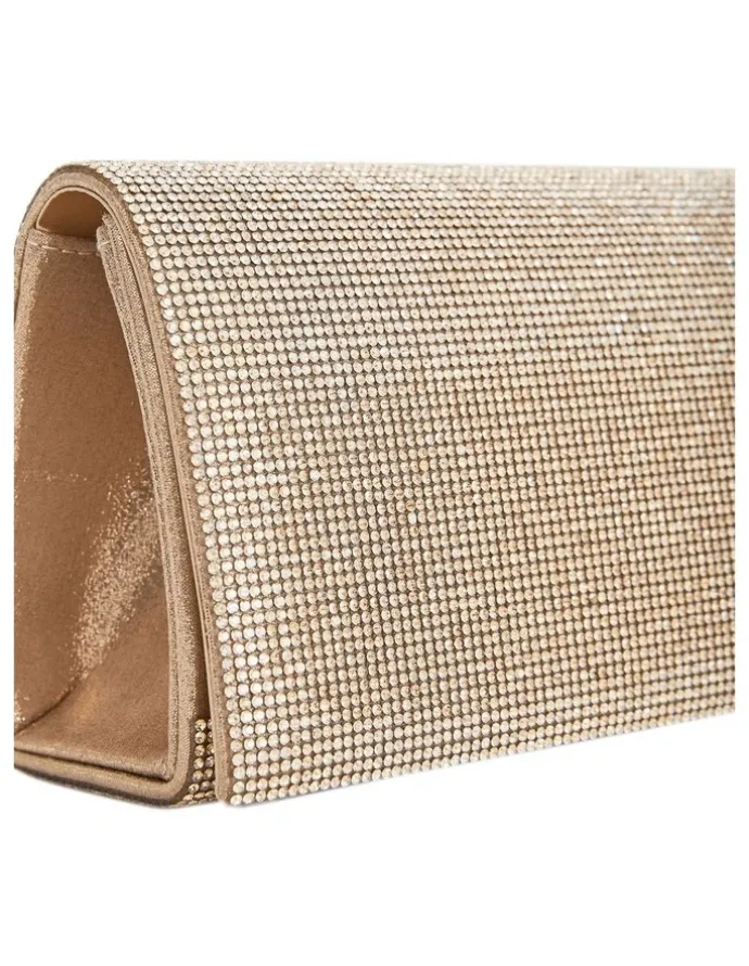 Nina Deva Bags in Gold Crystal