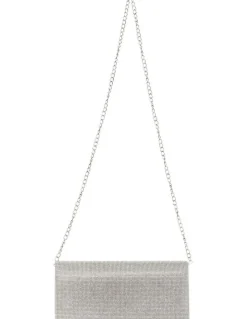 Nina Deva Bags in Silver Crystal