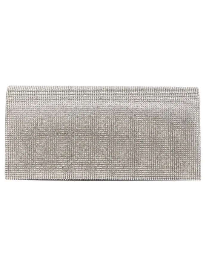 Nina Deva Bags in Silver Crystal
