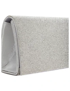 Nina Deva Bags in Silver Crystal