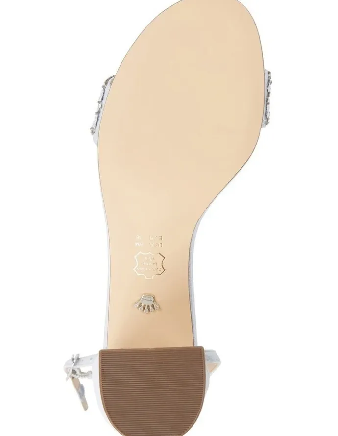 Nina Elenora True Silver Suedette Sandal