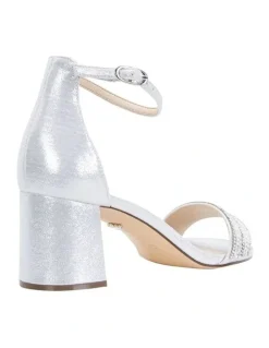 Nina Elenora True Silver Suedette Sandal