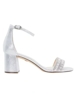 Nina Elenora True Silver Suedette Sandal