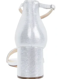 Nina Elenora True Silver Suedette Sandal