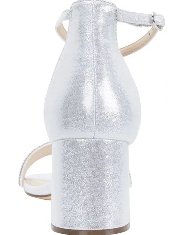 Nina Elenora True Silver Suedette Sandal