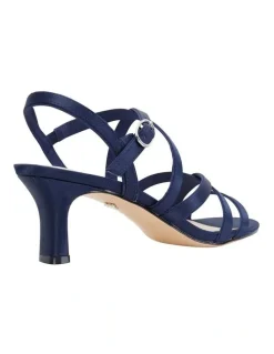 Nina Genaya New Navy Satin Sandal