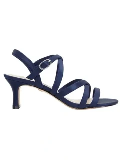 Nina Genaya New Navy Satin Sandal