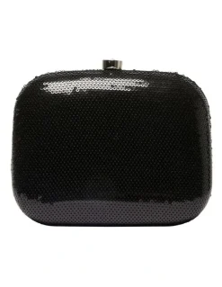 Nina Getty Bag in Black Sequin