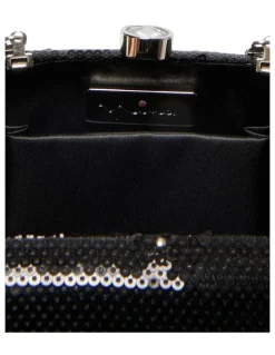 Nina Getty Bag in Black Sequin