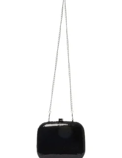 Nina Getty Bag in Black Sequin