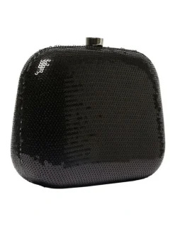 Nina Getty Bag in Black Sequin