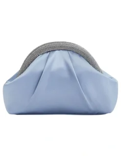 Nina Jane Bags in Icy Blue Satin
