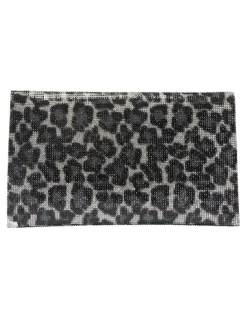 Nina Kimora Bag in Black Leopard Crystal