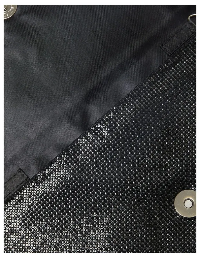 Nina Kimora Crystal Bag In Black