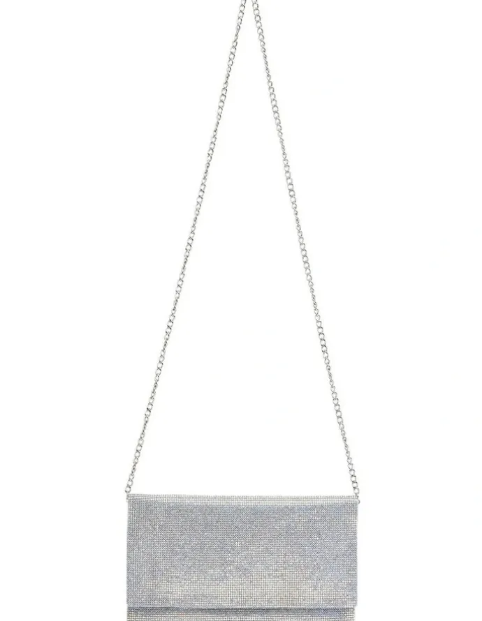 Nina Kimora White Crystal Bag