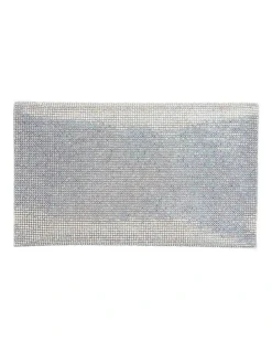 Nina Kimora White Crystal Bag