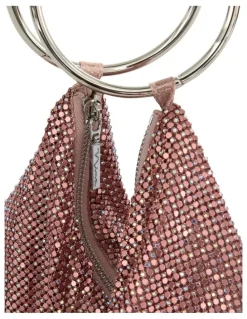 Nina Lia Bag in Pink Mesh