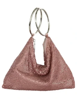 Nina Lia Bag in Pink Mesh