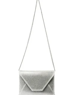 Nina Lorna Bag in Silver Crystal