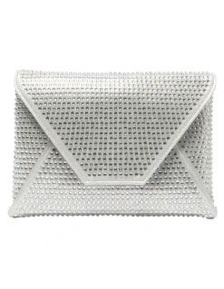 Nina Lorna Bag in Silver Crystal